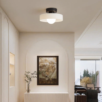 Bauhaus Style Flush Mount Ceiling Light | Modern LED Fixture 1