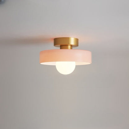 Bauhaus Style Flush Mount Ceiling Light | Modern LED Fixture 10