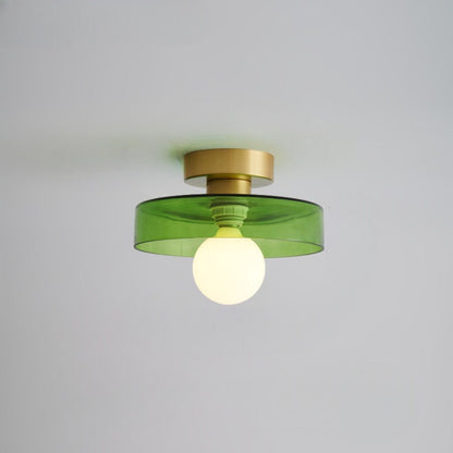 Bauhaus Style Flush Mount Ceiling Light | Modern LED Fixture 11