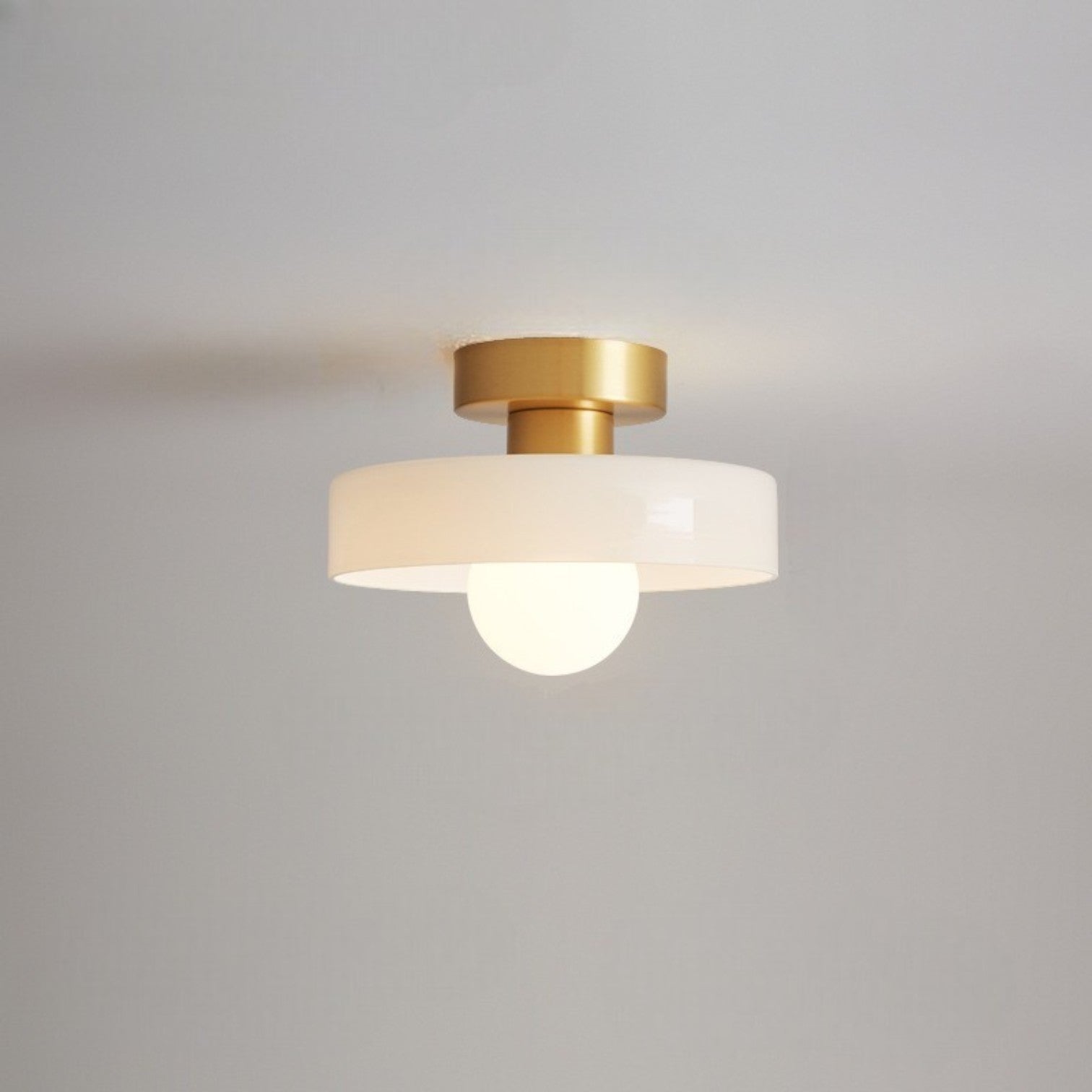 Bauhaus Style Flush Mount Ceiling Light | Modern LED Fixture 13