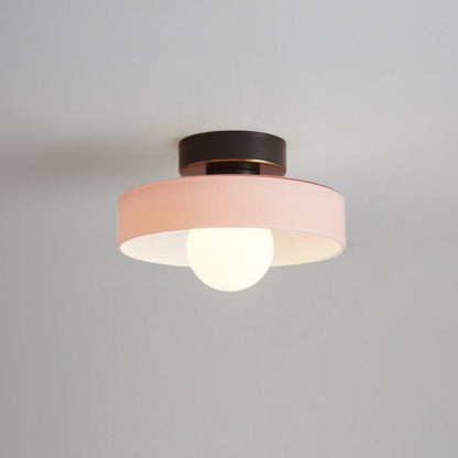 Bauhaus Style Flush Mount Ceiling Light | Modern LED Fixture 7