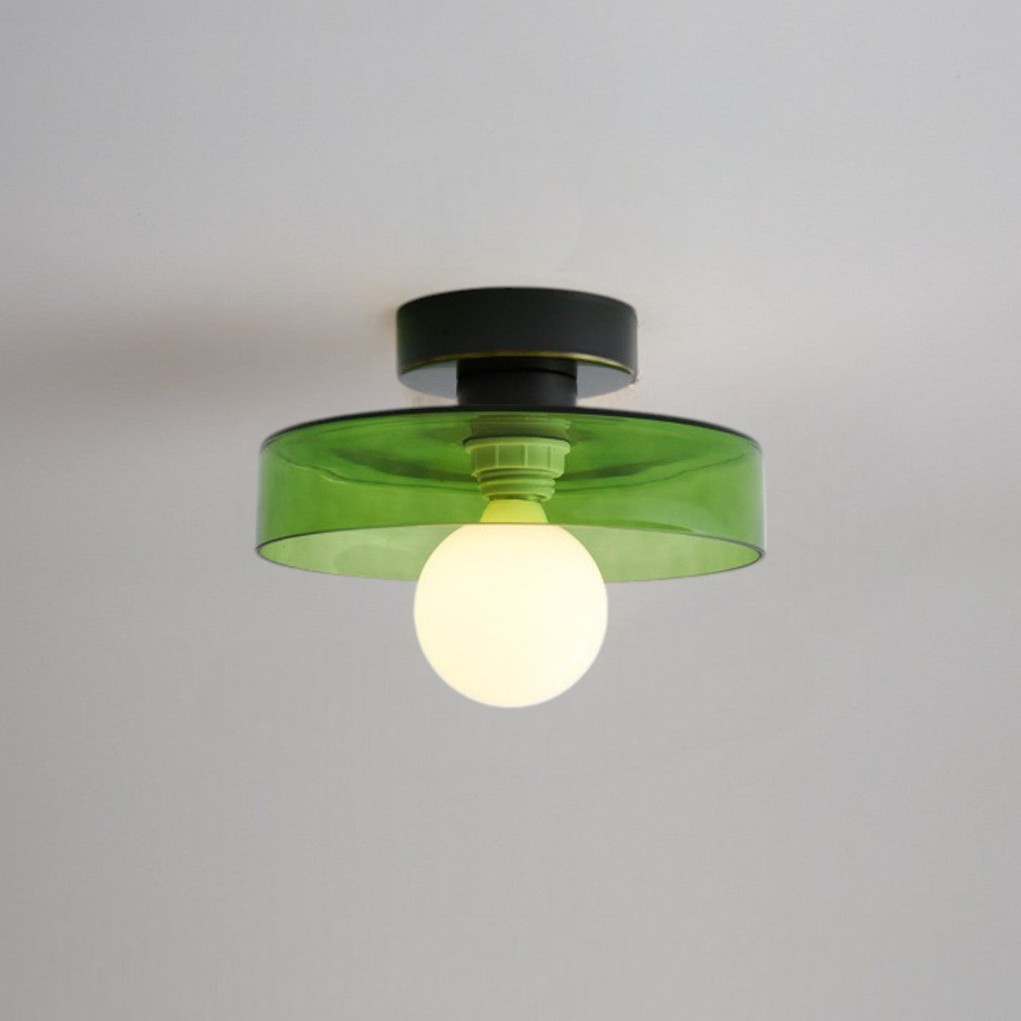 Bauhaus Style Flush Mount Ceiling Light | Modern LED Fixture 8
