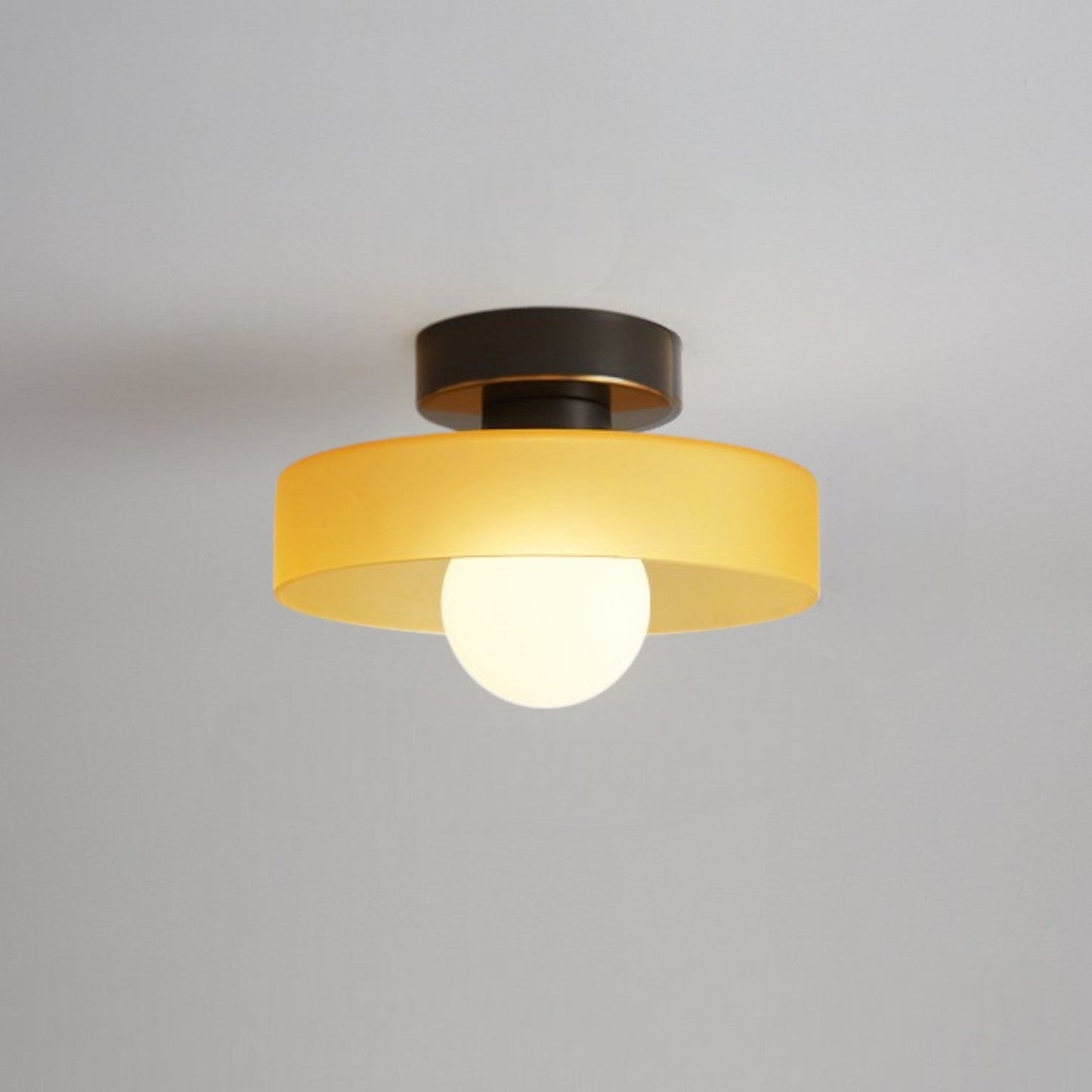 Bauhaus Style Flush Mount Ceiling Light | Modern LED Fixture 9