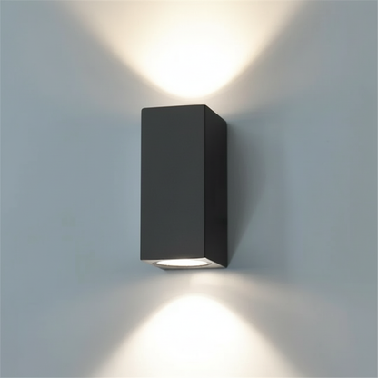 Seralyn | Black Outdoor Wall Lamp LED Minimalist Design