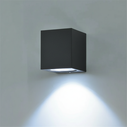 Seralyn | Black Outdoor Wall Lamp LED Minimalist Design