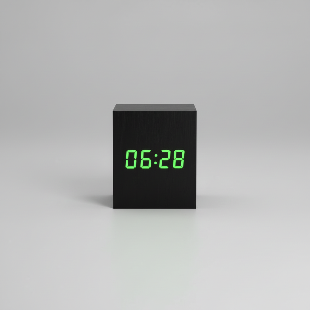 TimeCube Mini | Compact LED Digital Alarm Clock