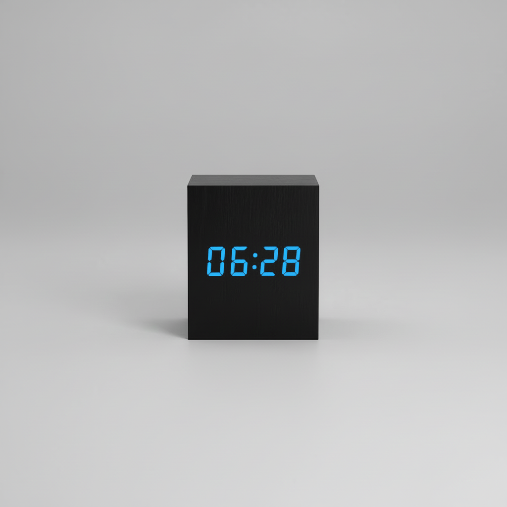 TimeCube Mini | Compact LED Digital Alarm Clock