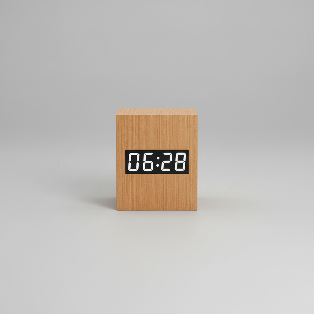 TimeCube Mini | Compact LED Digital Alarm Clock