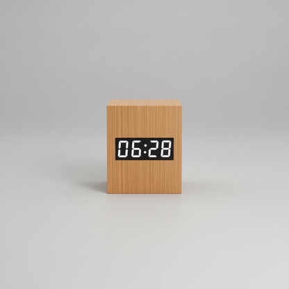 TimeCube Mini | Compact LED Digital Alarm Clock