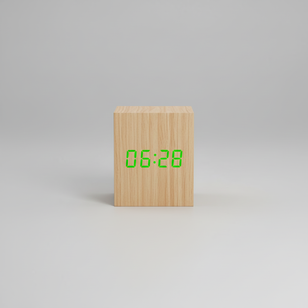 TimeCube Mini | Compact LED Digital Alarm Clock
