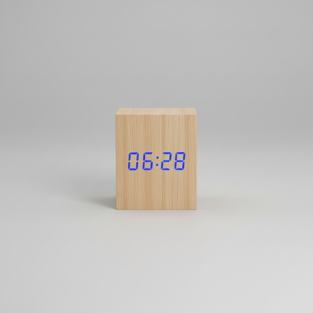 TimeCube Mini | Compact LED Digital Alarm Clock