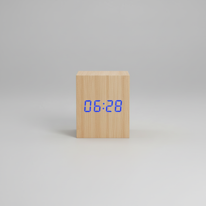 TimeCube Mini | Compact LED Digital Alarm Clock