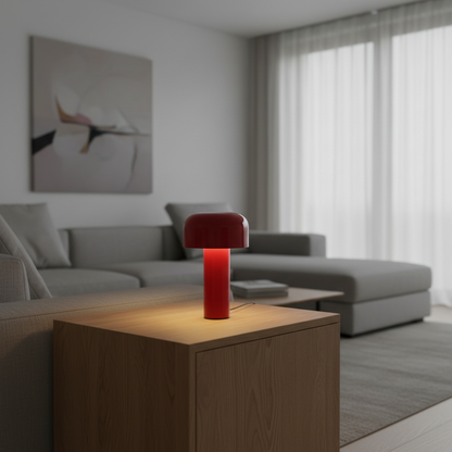 Mushroom LED Table Lamp | Rechargeable Cordless Bedside Light