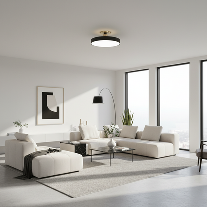 Solon Arc | Scandinavian Flush Mount LED Ceiling Light
