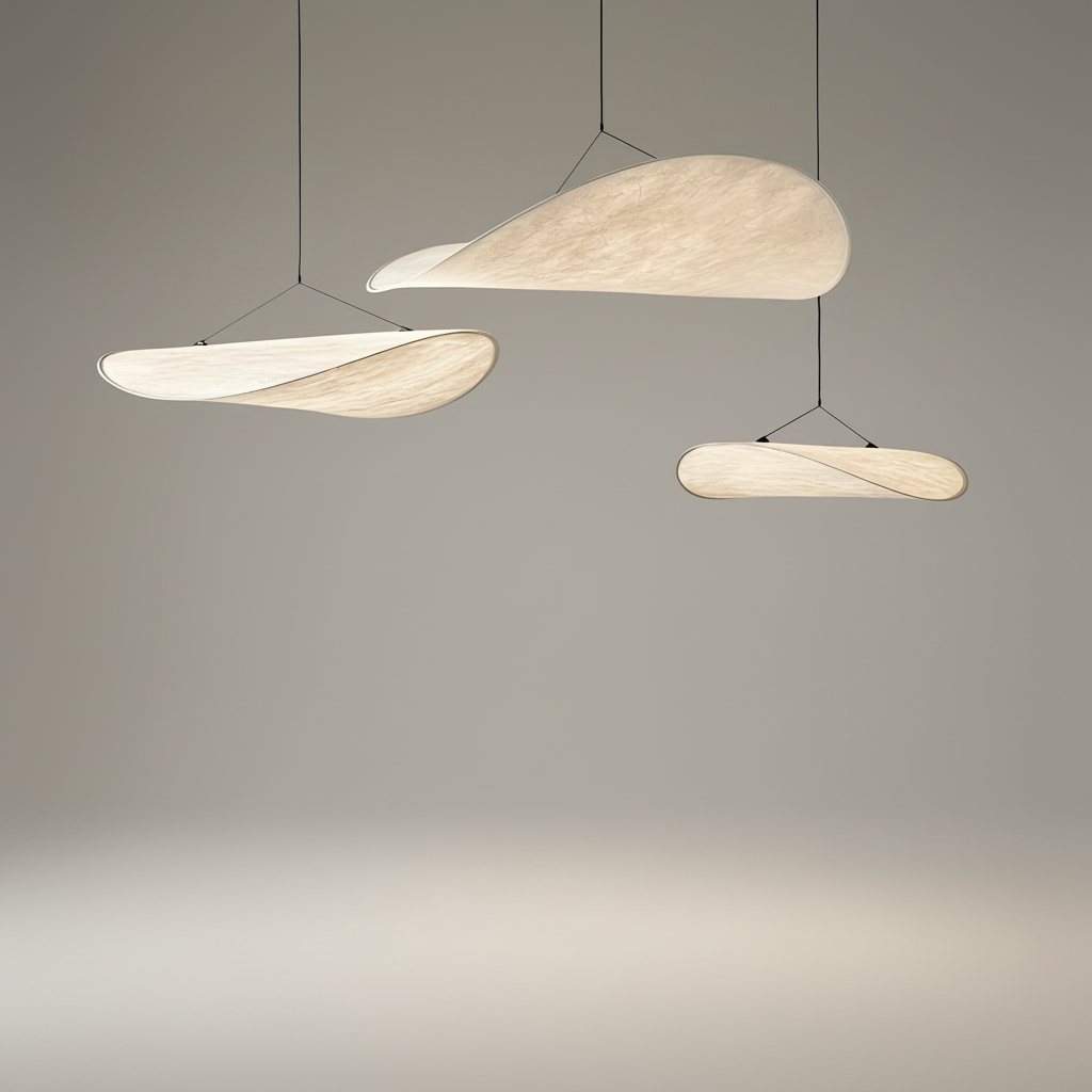 Japandi Hanging Lamp | Elegant Pendant Light for Kitchen