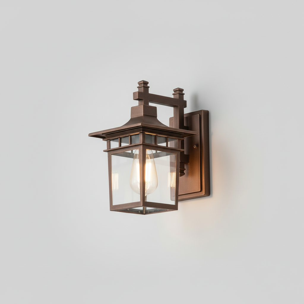 Fylo Black | Outdoor Wall Lantern with Modern Design