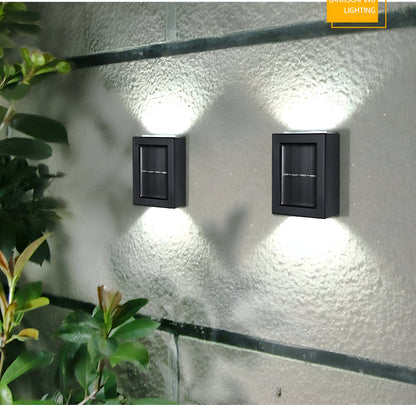 Selora | Solar Outdoor Wall Light LED Waterproof Black 6