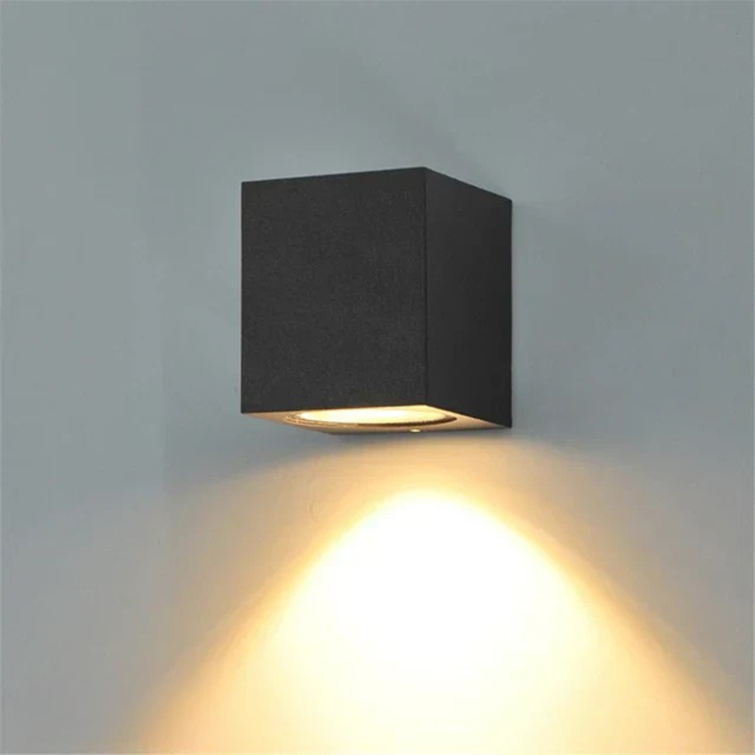 Seralyn | Black Outdoor Wall Lamp LED Minimalist Design 6