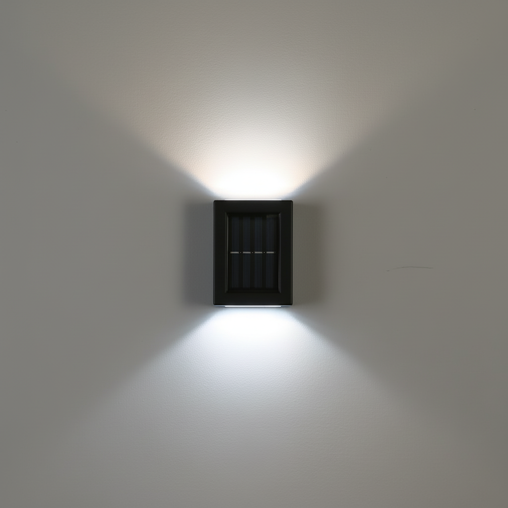 Selora | Solar Outdoor Wall Light LED Waterproof Black